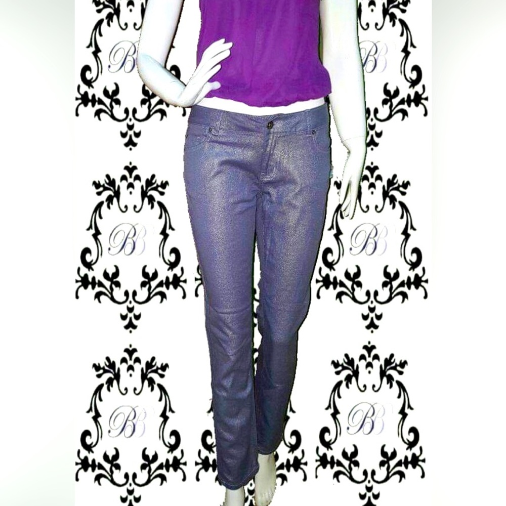 New denim pants in purple tornasol size 15